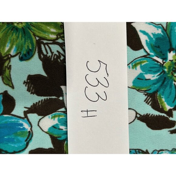 Lapis Floral Print Midi Skirt Multicolor Green Blue Flowers Sz Small - Picture 8 of 8